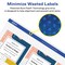 Avery Matte White Removable Square Labels with Sure Feed Technology, Print-to-the-Edge, 2" x 2"